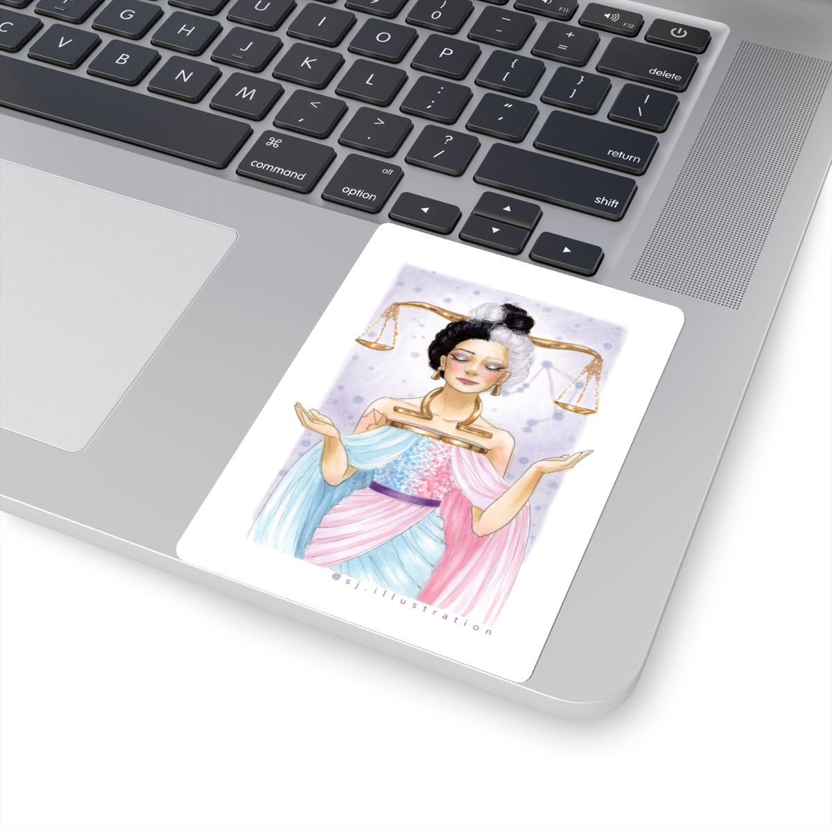 Libra | Zodiac Fashion Illustration (Sticker)