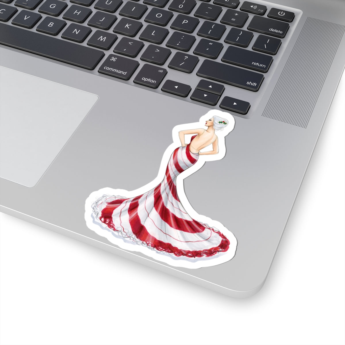 Peppermint Patty | Holiday Fashion Illustration (STICKER)
