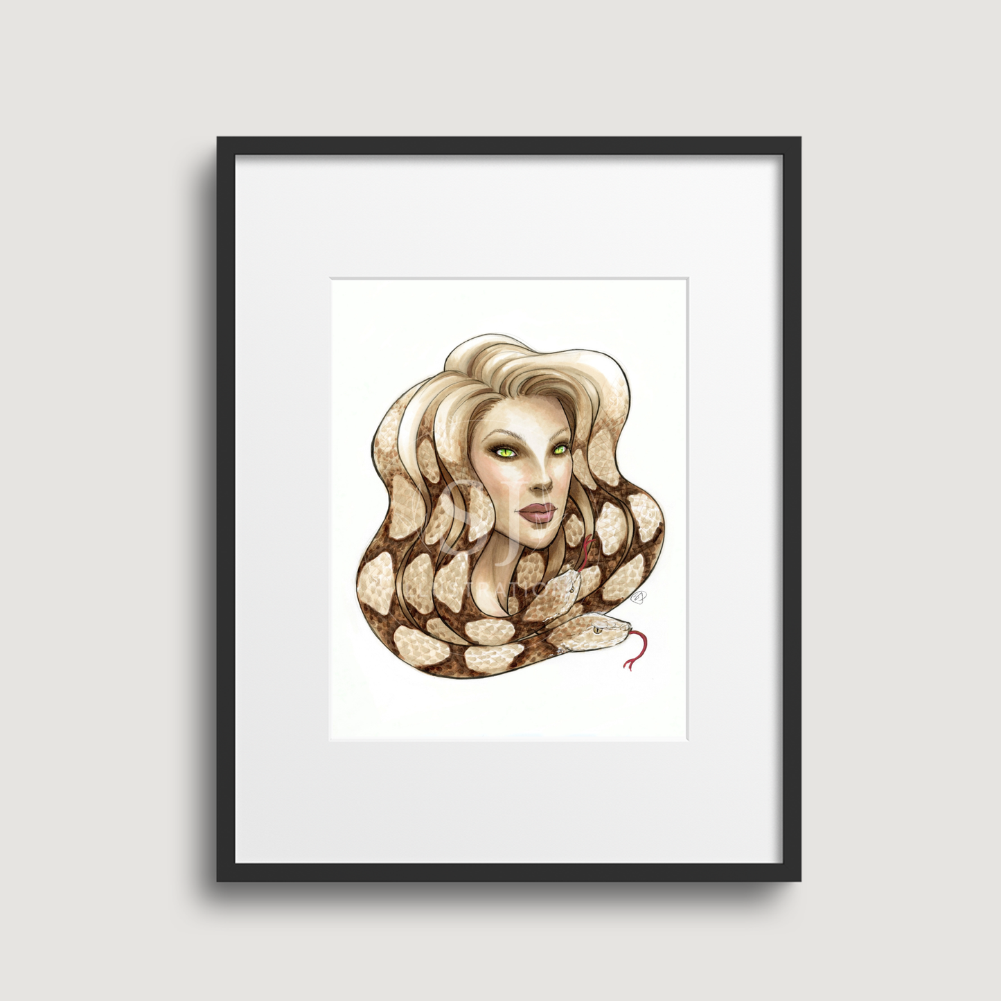 Medusa v.2 | Fantasy & Myth Illustration (ART PRINT)