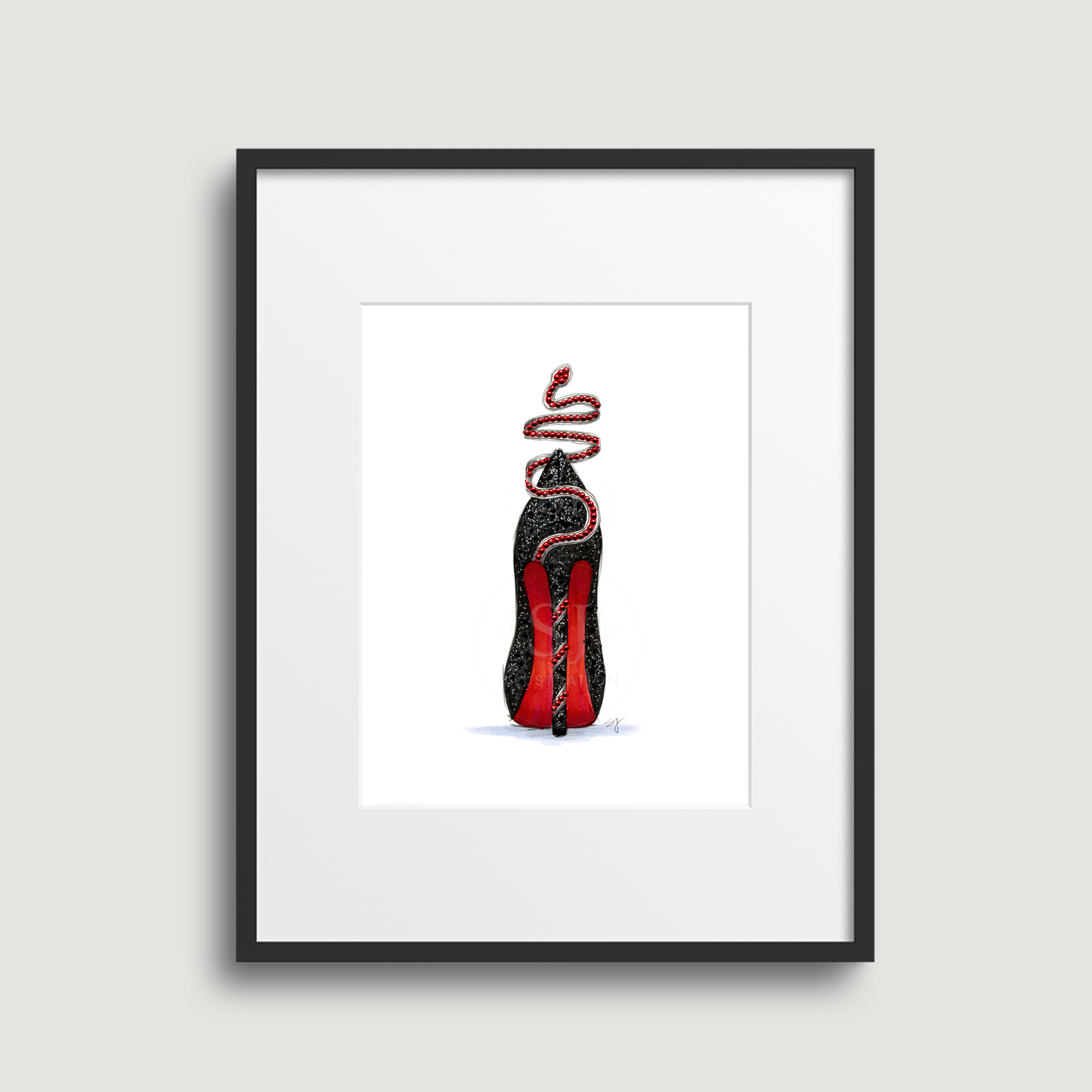 Sky High Reputation | Album-Inspired Stiletto Fashion Illustration (PRINT)