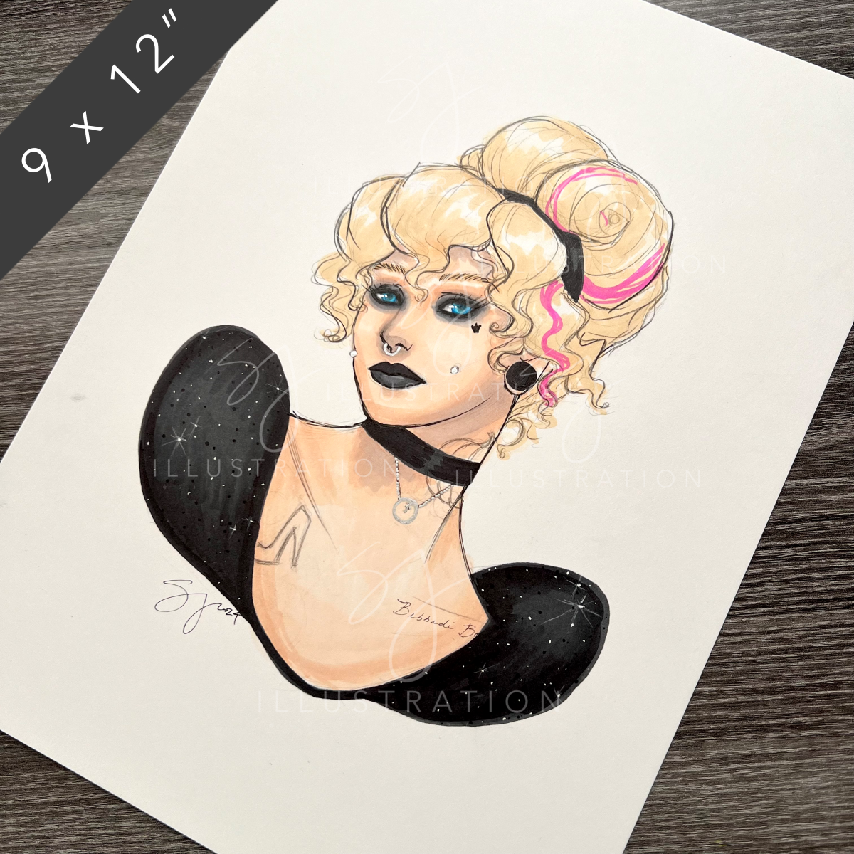 Spookarella | Fun Fairytale Illustration (ORIGINAL)