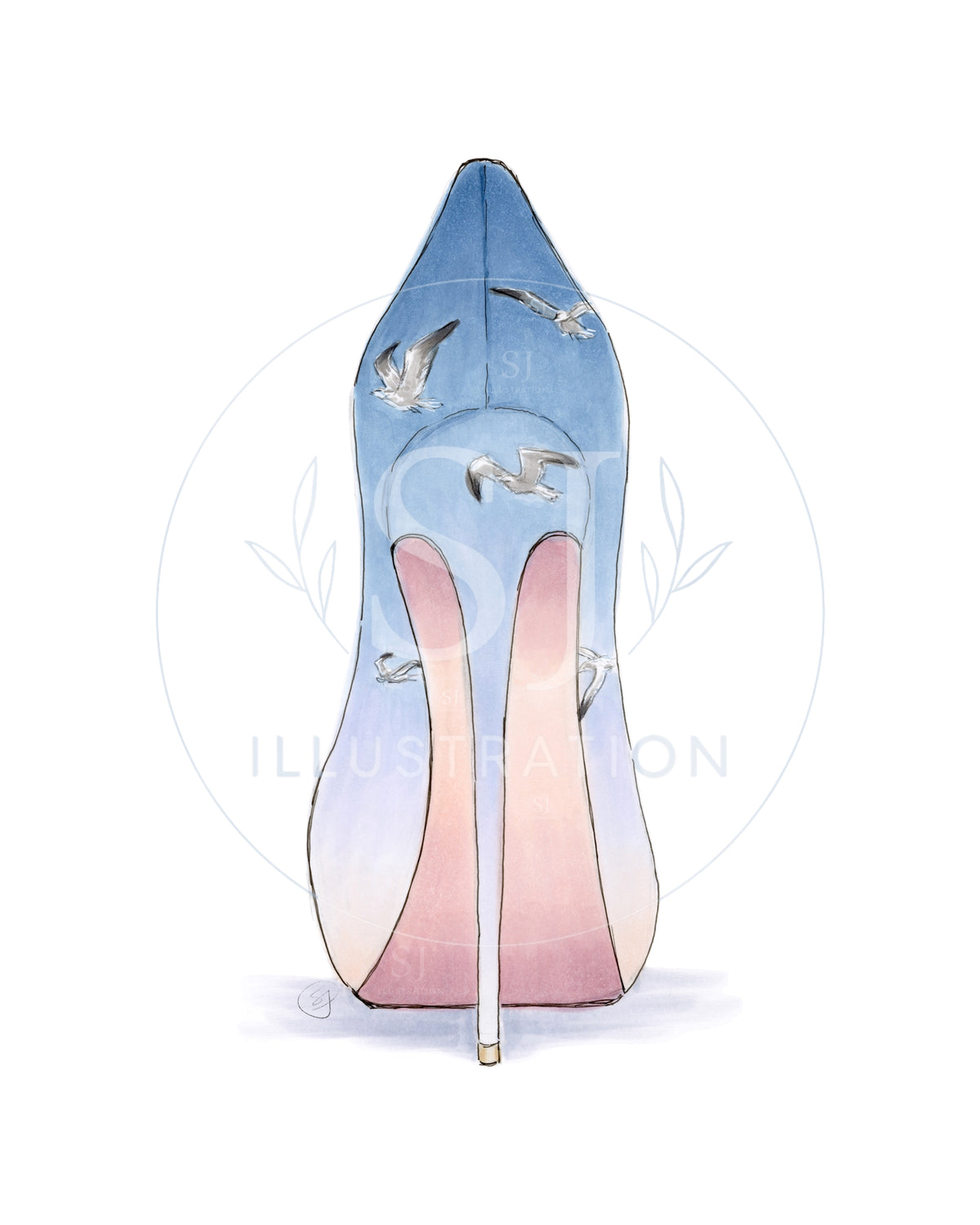 Step Back to 1989 | Eras Album Inspired Stiletto Illustration (PRINT)