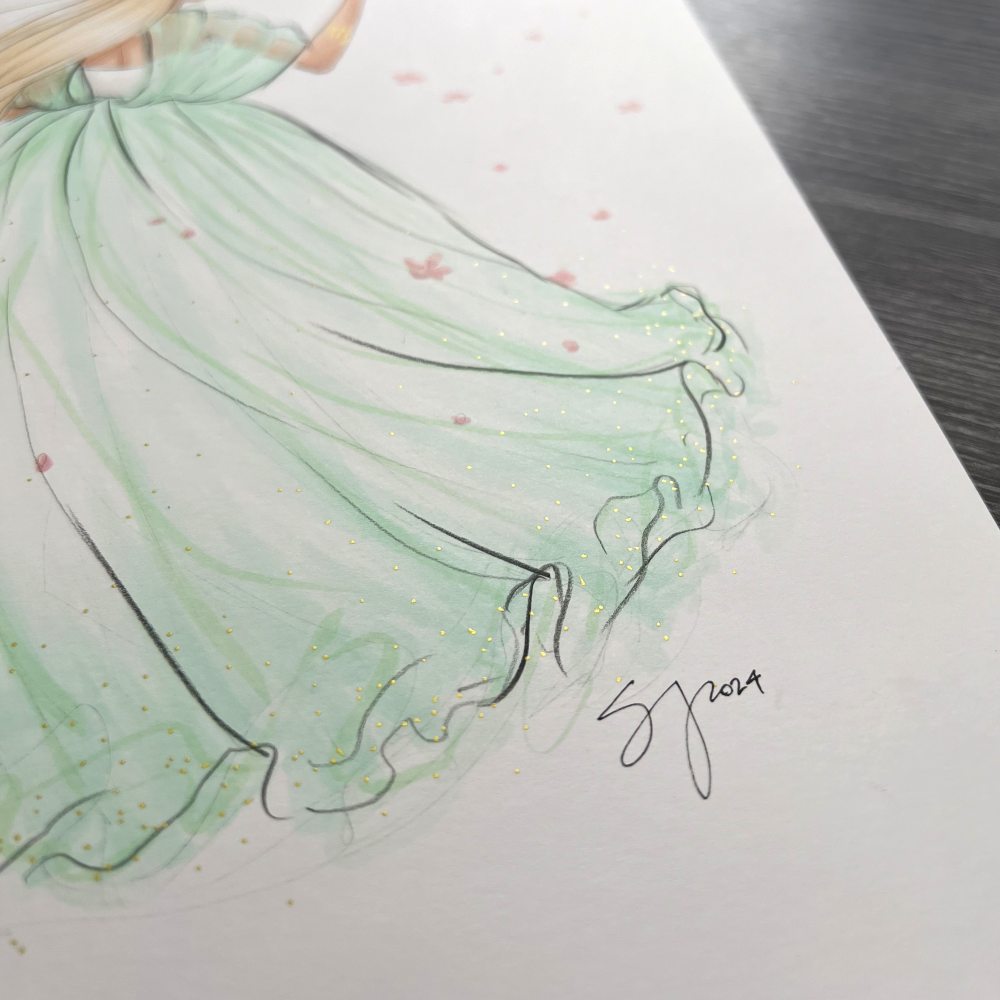 Virgo | Zodiac Fashion Illustration (ORIGINAL)