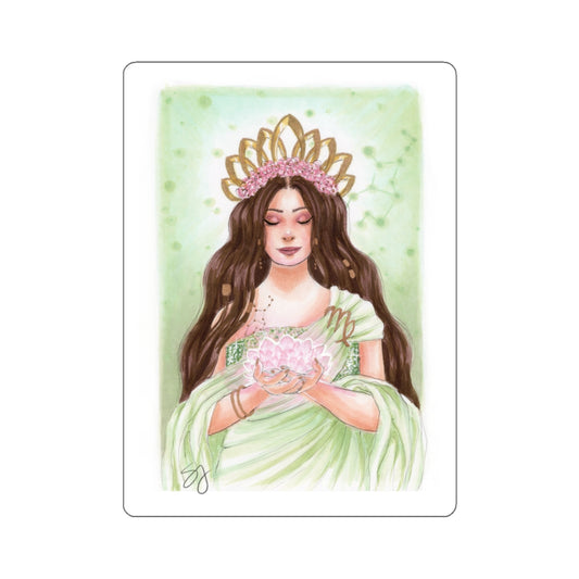 Virgo  |  Zodiac Fashion Illustration (Sticker)