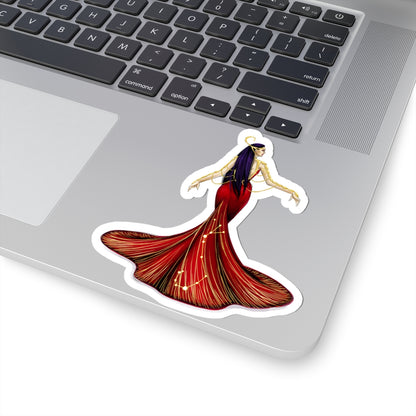 Scorpio (series 1)  |  Zodiac Fashion Illustration (STICKER)