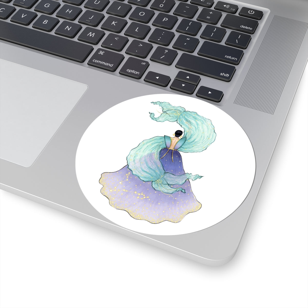 Pisces (series 1)  |  Zodiac Fashion Illustration (STICKER)