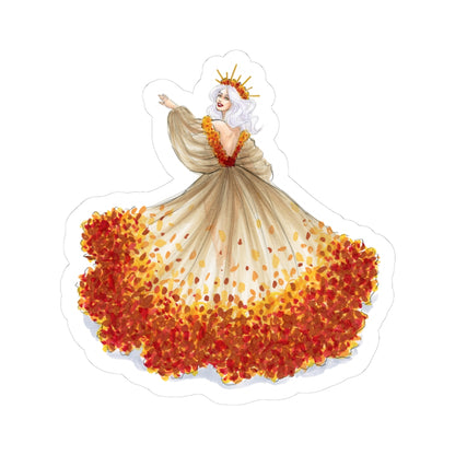 Leafy Queen  |  Fall Fashion (STICKER)