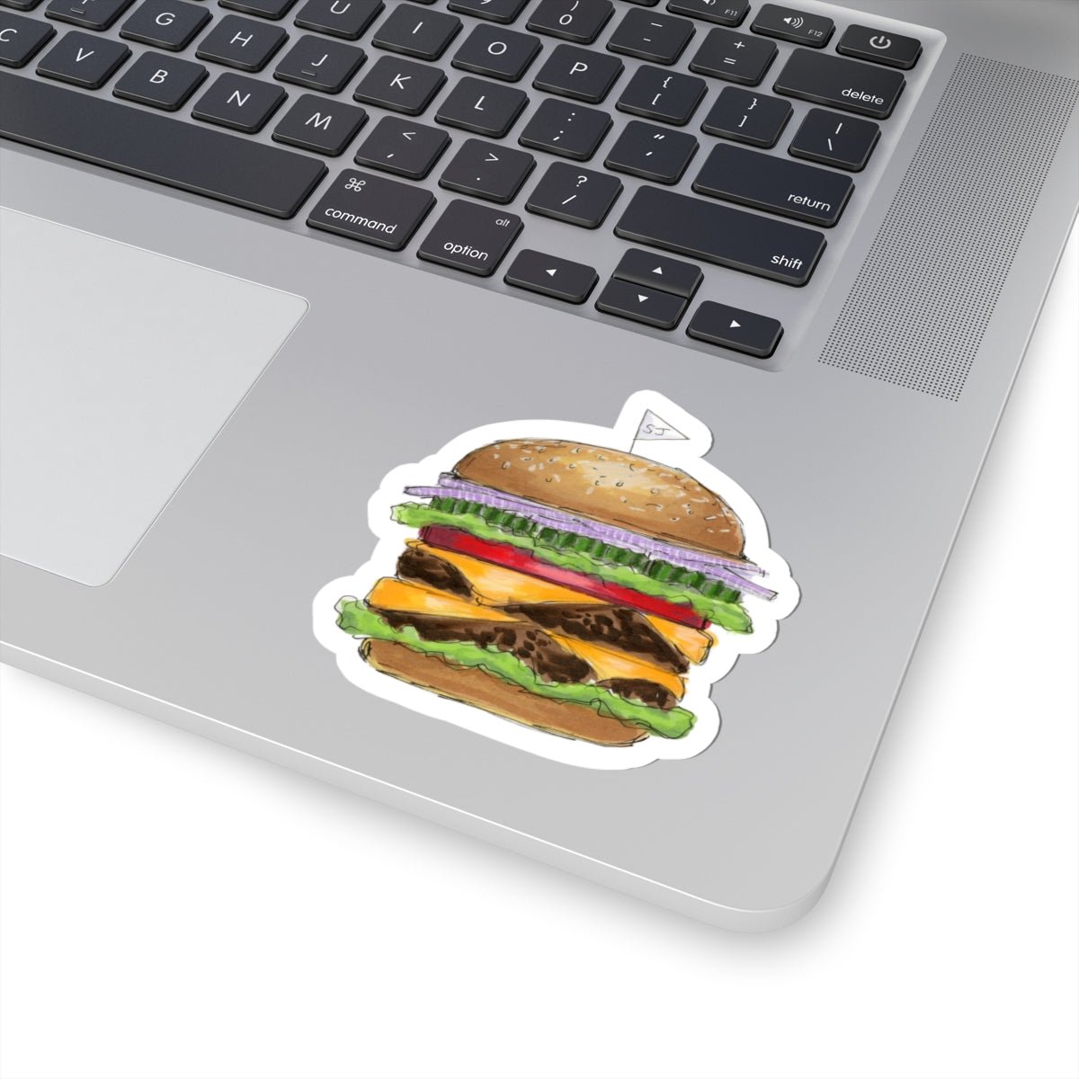 Double Cheeseburger  |  Food Illustration (STICKER)