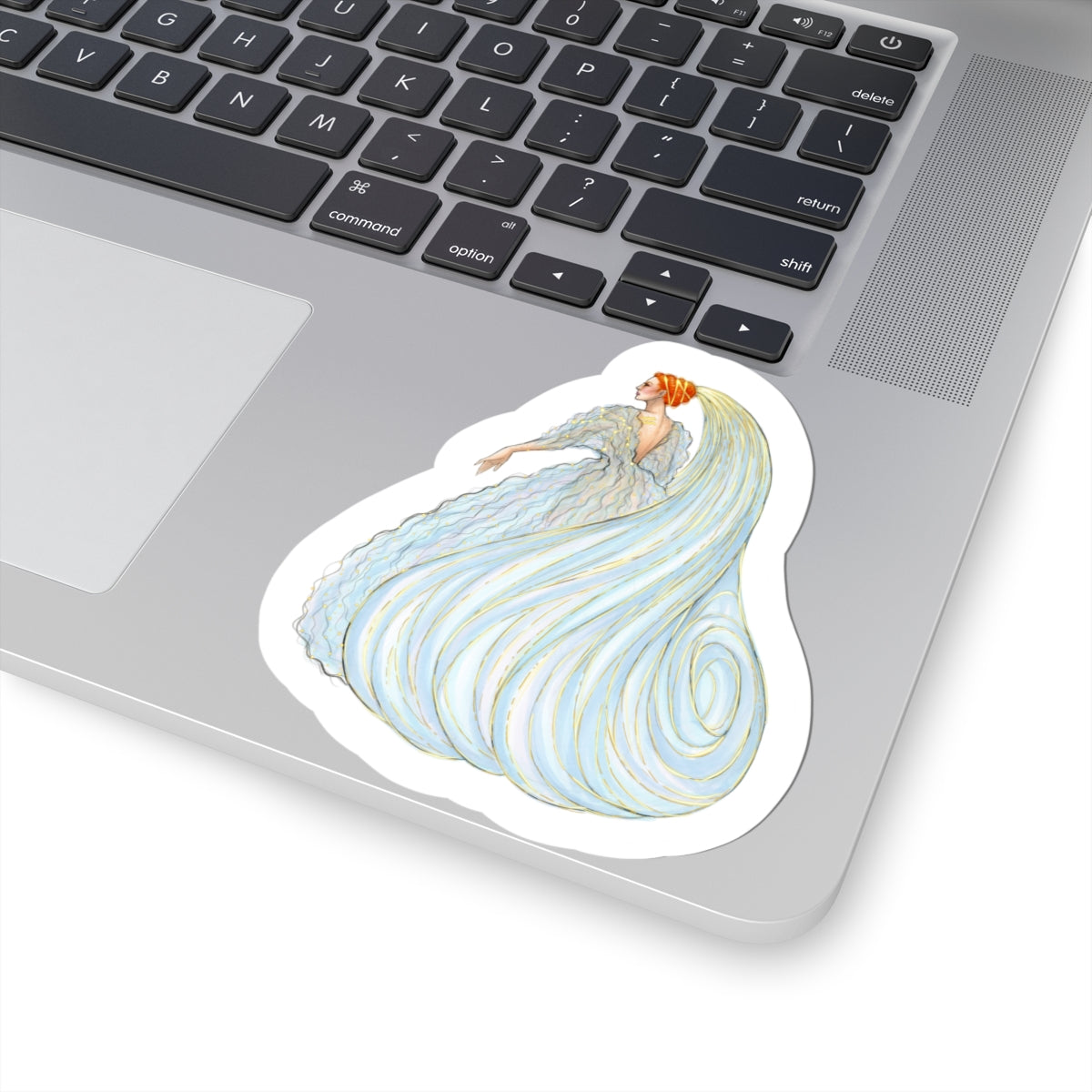 Aquarius (series 1)  |  Zodiac Fashion Illustration (STICKER)