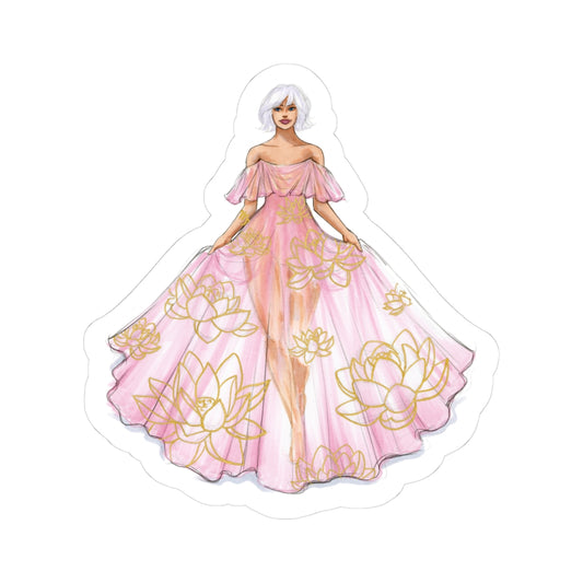 Virgo (series 2)  |  Zodiac Fashion Illustration (STICKER)