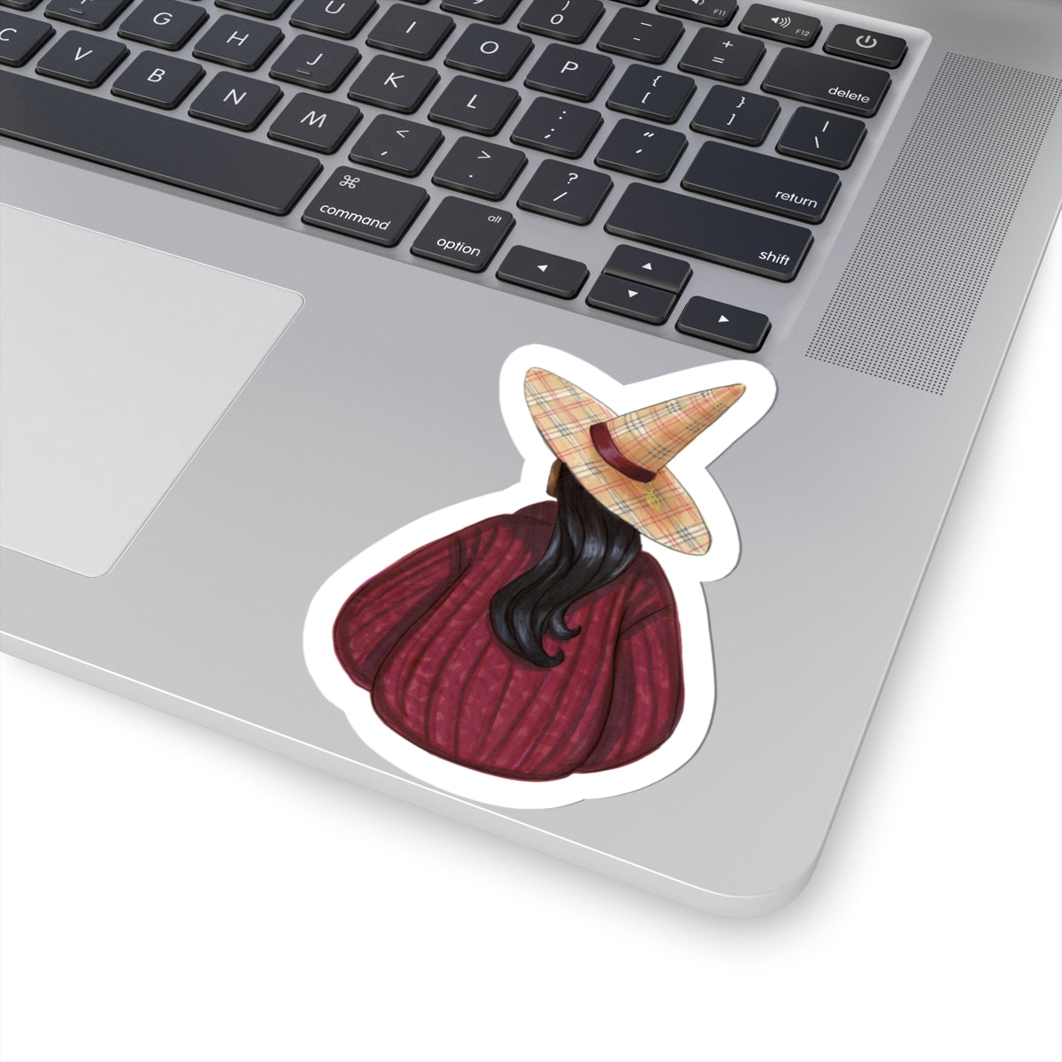 Brrrberry (Cozy Witch Series)  |  Fun Fall Fashion Illustration (STICKER)