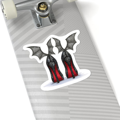 Batty Heels  |  Fun Halloween Fashion (STICKER)