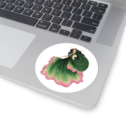 Taurus  |  Zodiac Fashion Illustration (Sticker)