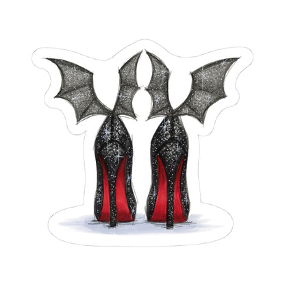 Batty Heels  |  Fun Halloween Fashion (STICKER)