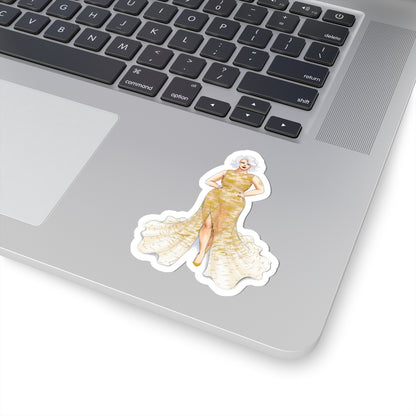 Leo (series 2)  |  Zodiac Fashion Illustration (STICKER)