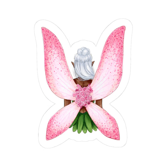 Flower Fairy  |  Fantasy Fairy Illustration (Sticker)
