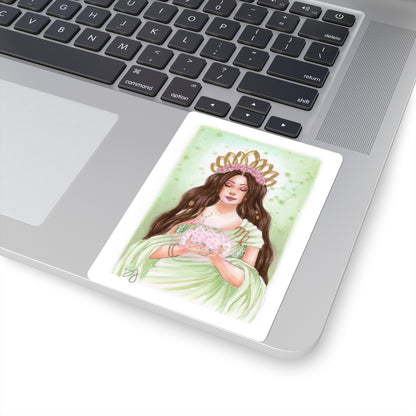 Virgo  |  Zodiac Fashion Illustration (Sticker)