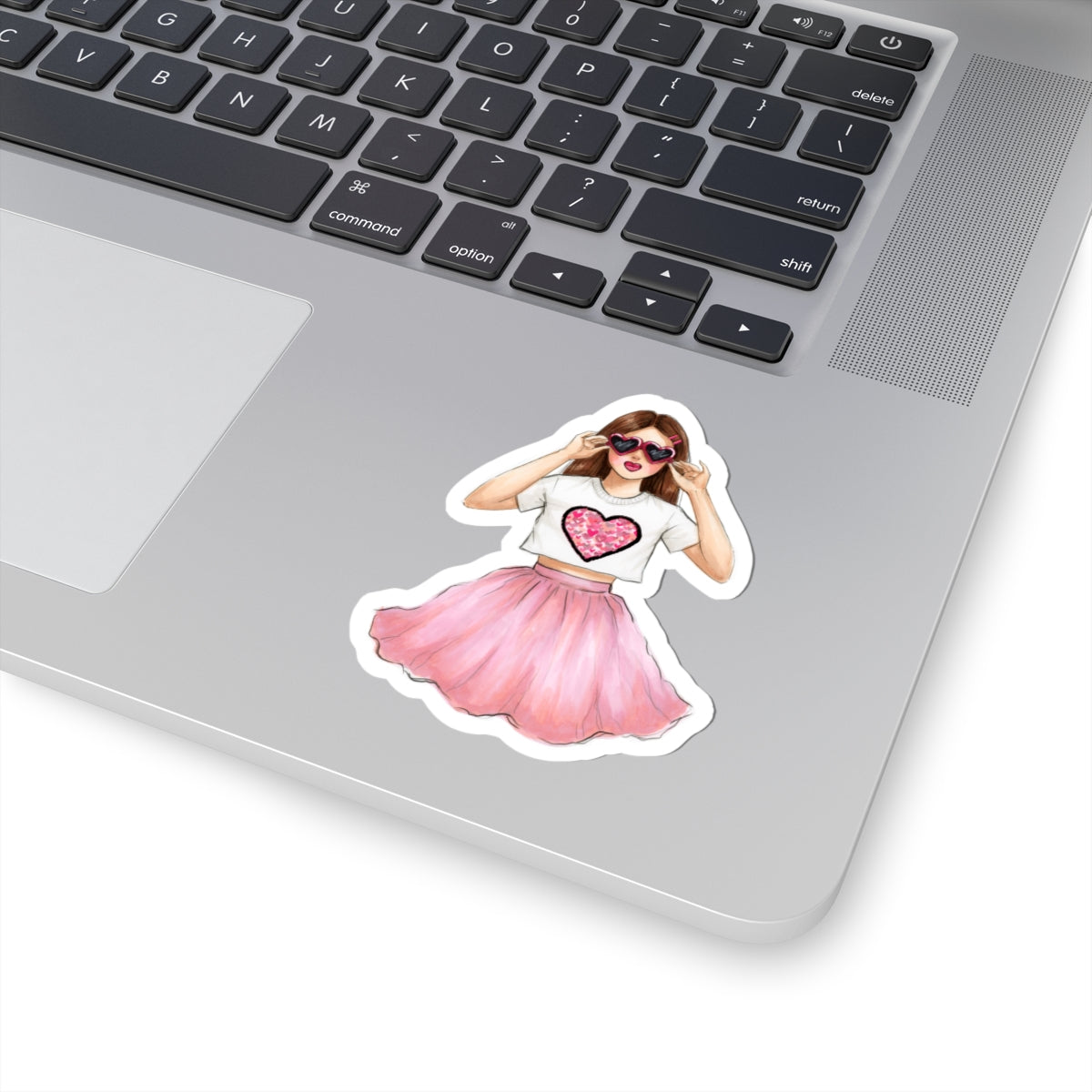 Hearts Galore | Casual Fashion Illustration (STICKER)