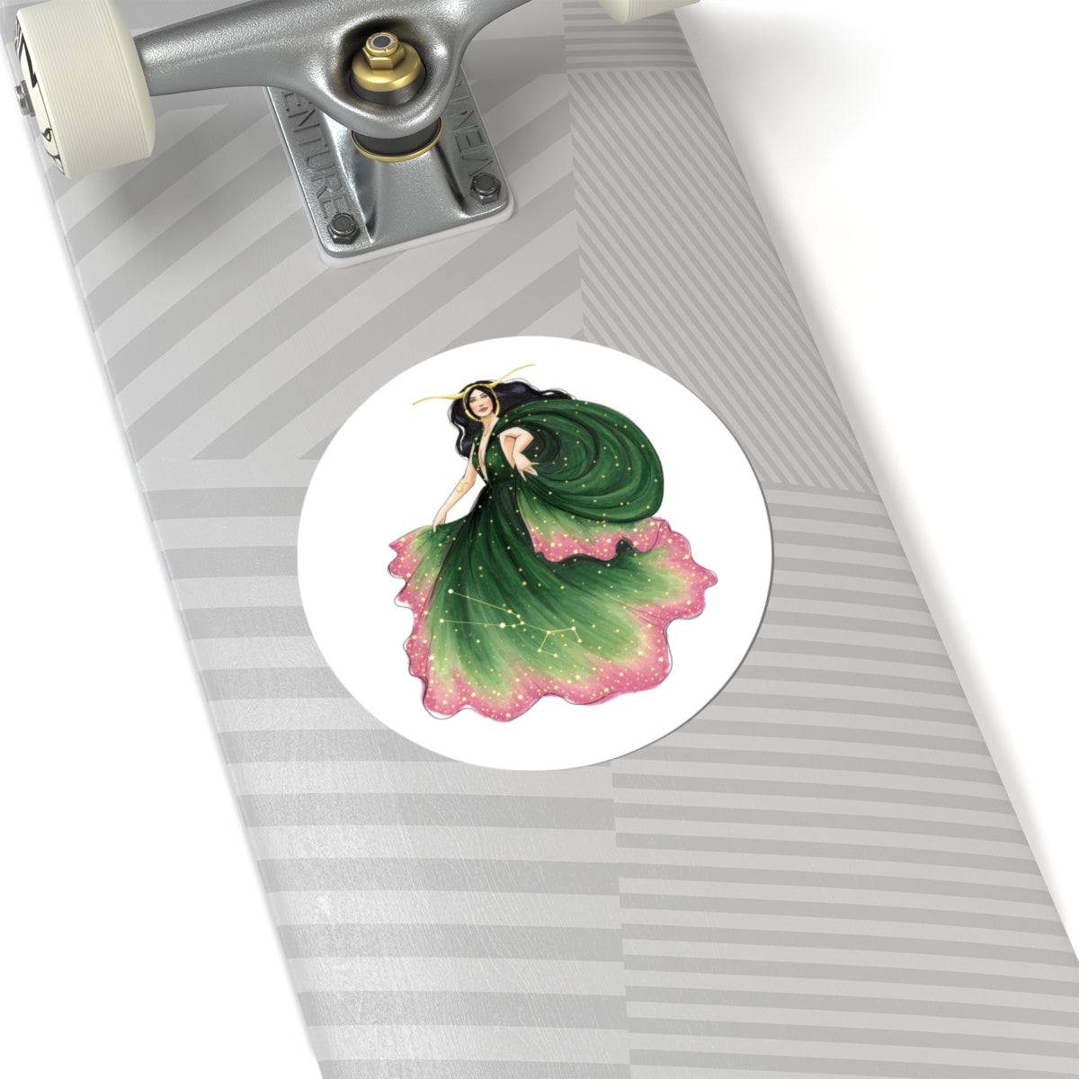 Taurus  |  Zodiac Fashion Illustration (Sticker)