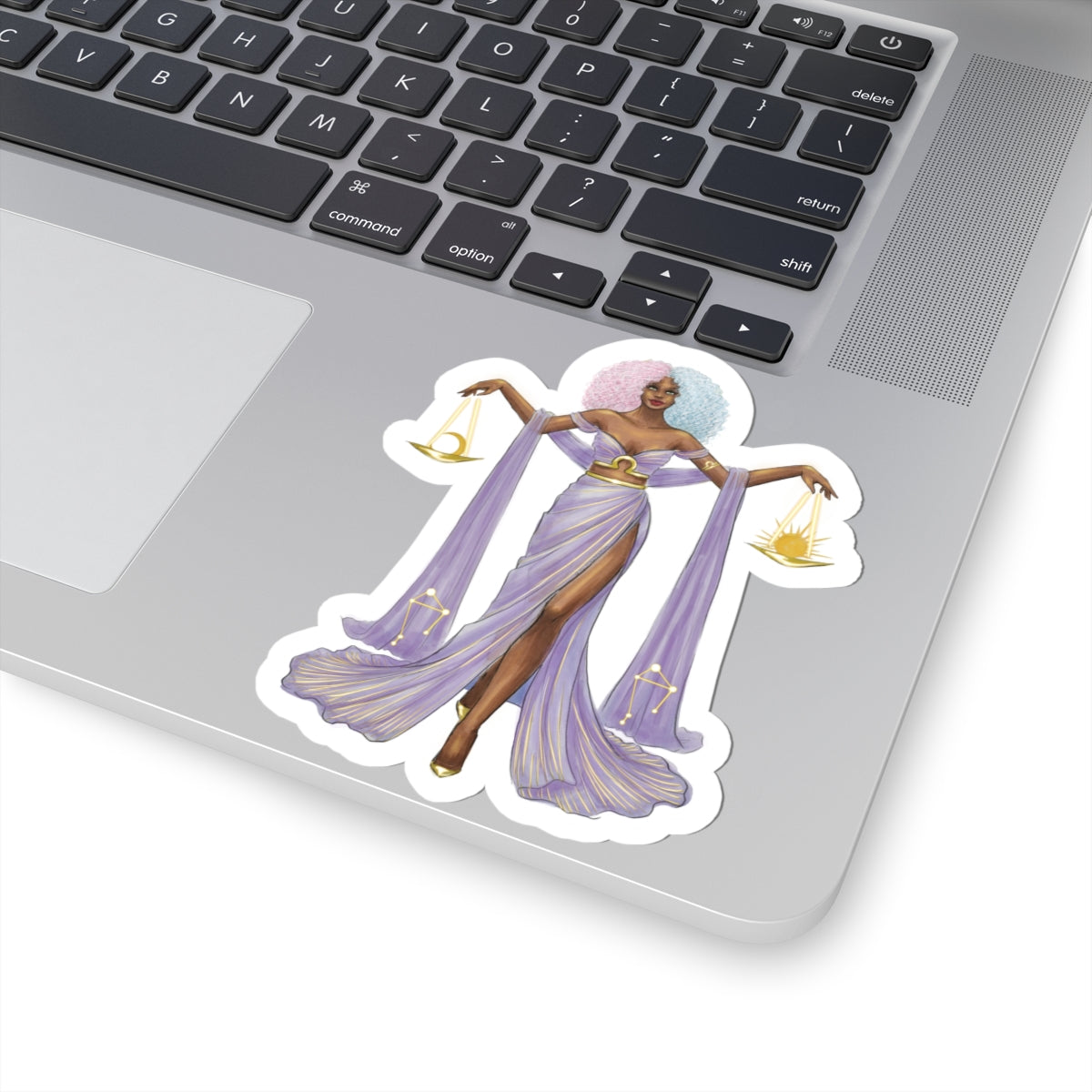Libra (series 1)  |  Zodiac Fashion Illustration (STICKER)