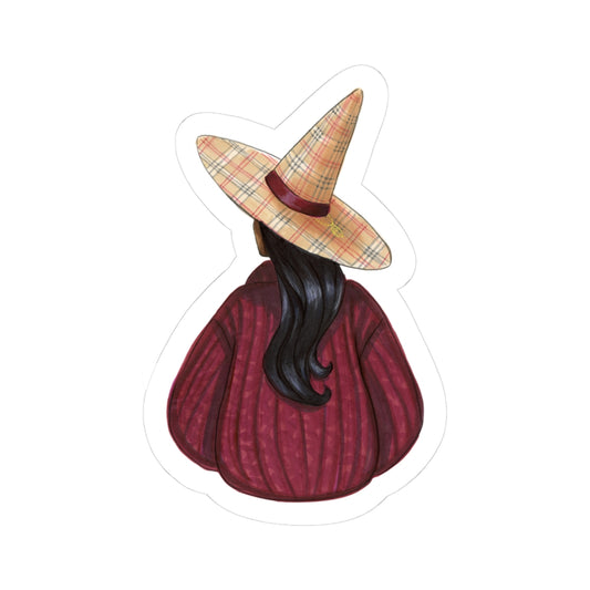 Brrrberry (Cozy Witch Series)  |  Fun Fall Fashion Illustration (STICKER)