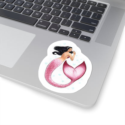 Hearts of the Ocean Whimsical Mermaid  |  Sticker
