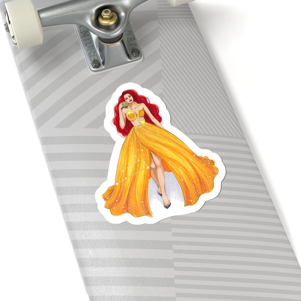 Leo  |  Zodiac Fashion Illustration (Sticker)