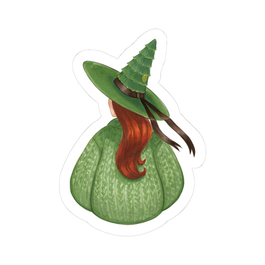 Timbrrr (Cozy Witch Series)  |  Fun Fall Fashion Illustration (STICKER)