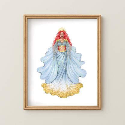Cancer (series 1)  | Zodiac Series Illustration (PRINT)