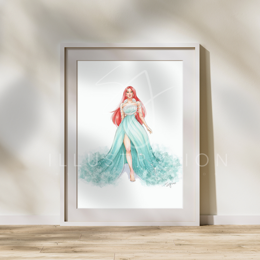 Cancer  |  Zodiac Fashion Illustration (ART PRINT)
