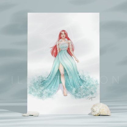 Cancer  |  Zodiac Fashion Illustration (ART PRINT)