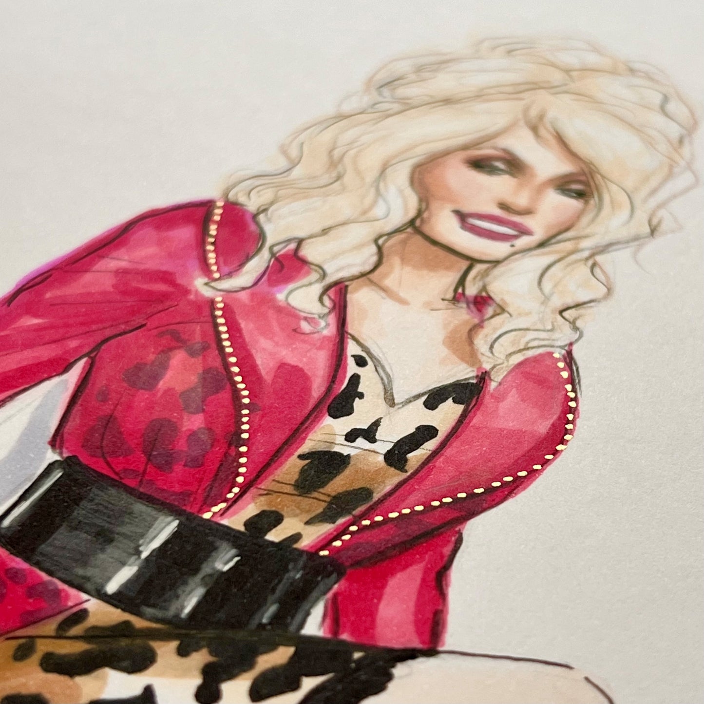 Country Queen Legend  |  Fashion Illustration (ORIGINAL ART)