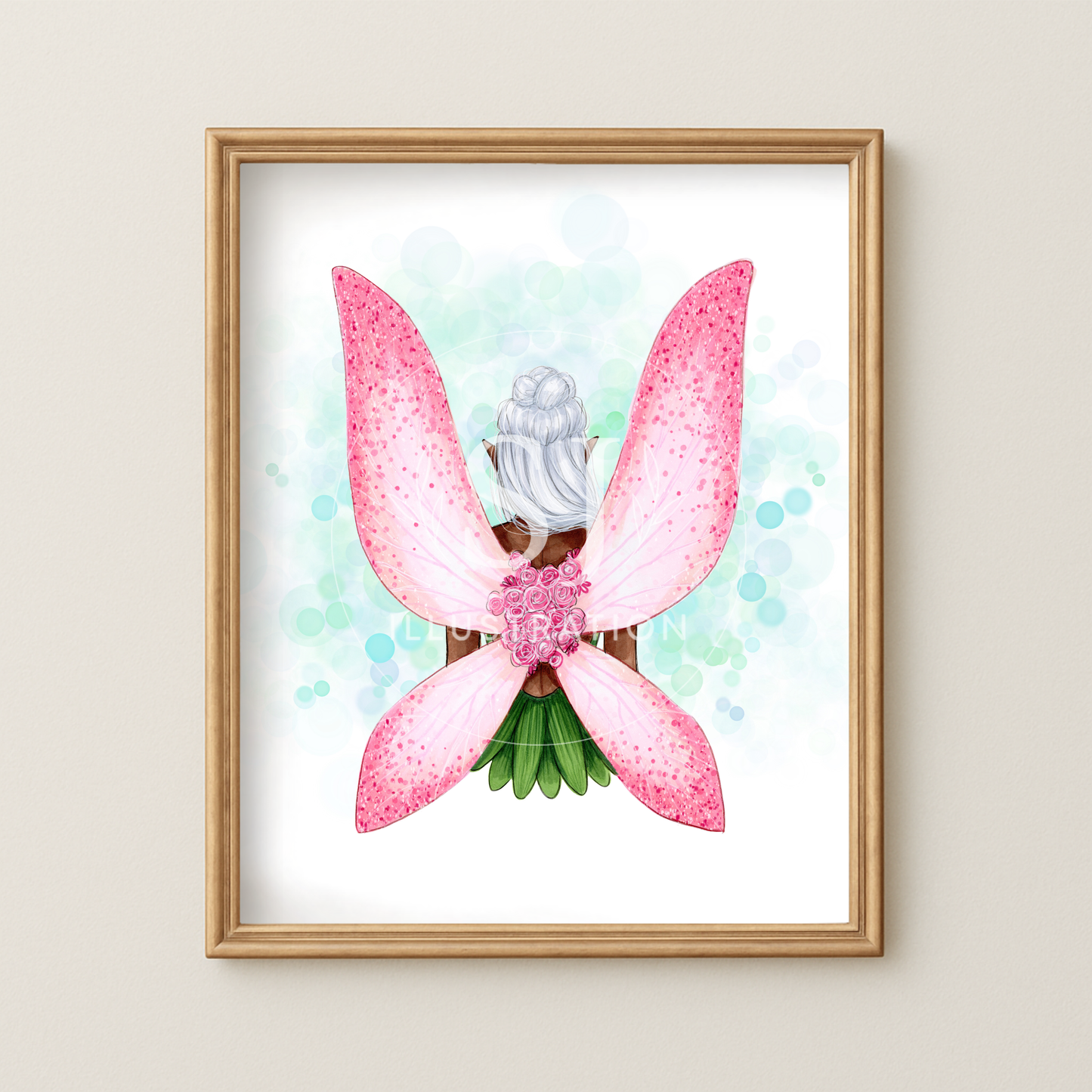 Flower Fairy  |  Fantasy Fairy Illustration (ART PRINT)