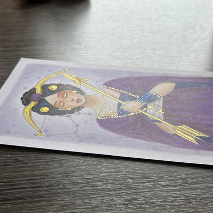 Sagittarius  |  Zodiac Fashion Illustration (ORIGINAL)