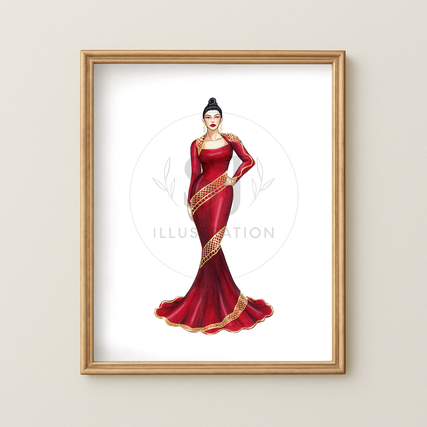 Lunar New Year 2025: Year of the Snake  |  Fashion Illustration (PRINTS)