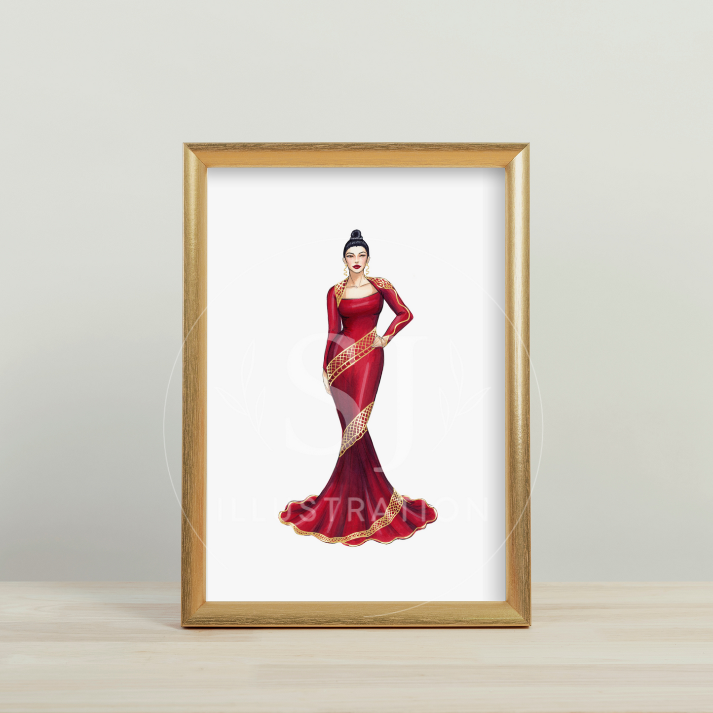 Lunar New Year 2025: Year of the Snake  |  Fashion Illustration (PRINTS)