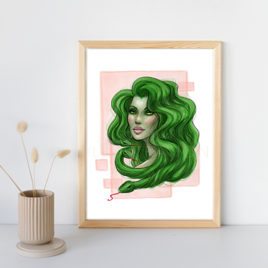 Medusa  |  Fantasy & Myth Illustration (ART PRINT)
