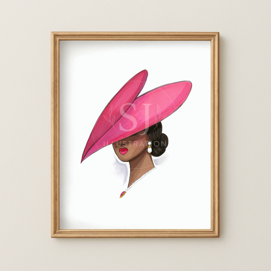 Mysterious Love  |  Fashion Illustration (EMBELLISHED PRINT)