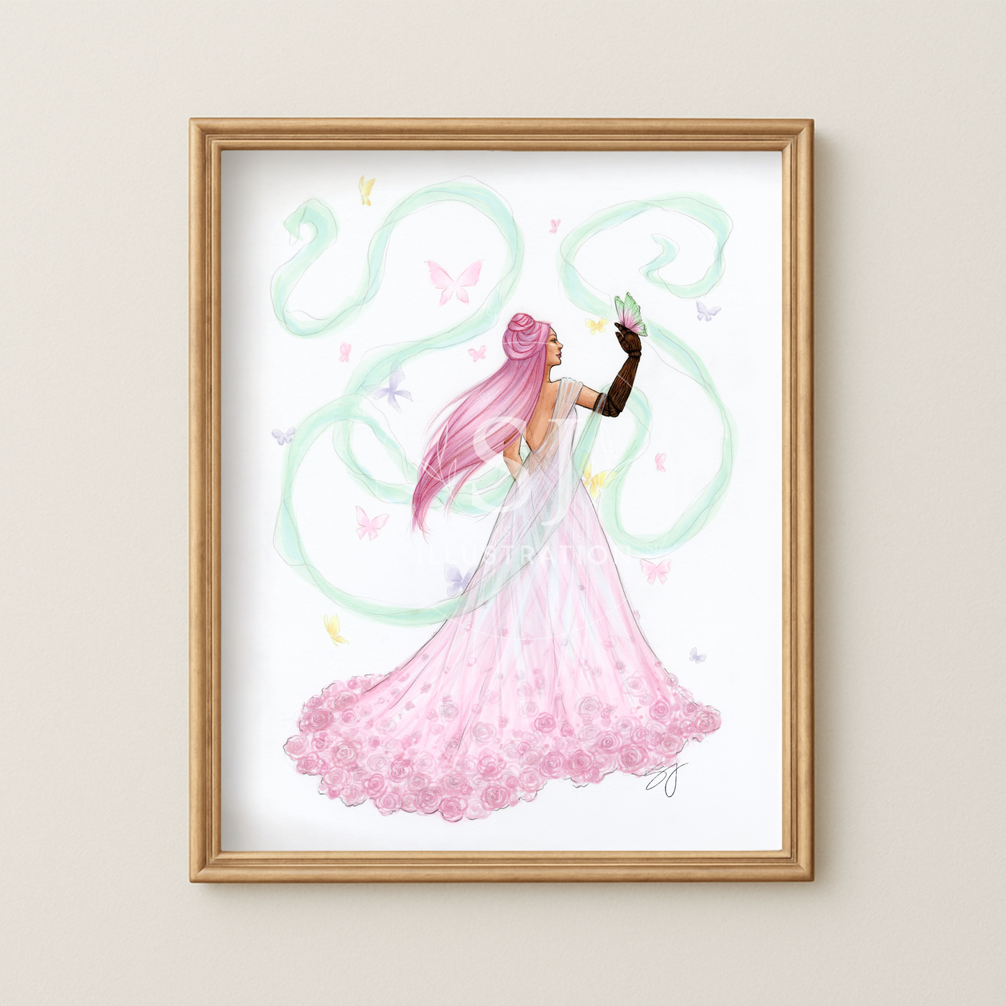 Spring Goddess  | Inclusive Fashion Illustration (PRINT)