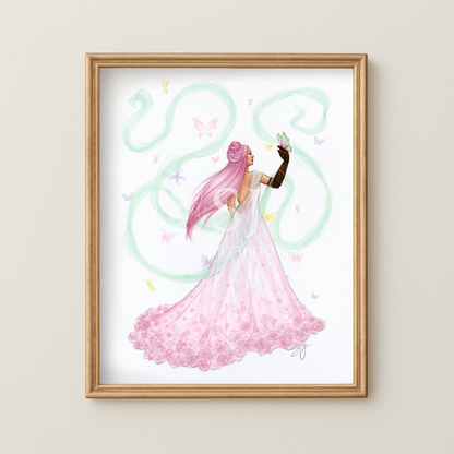 Spring Goddess  | Inclusive Fashion Illustration (PRINT)