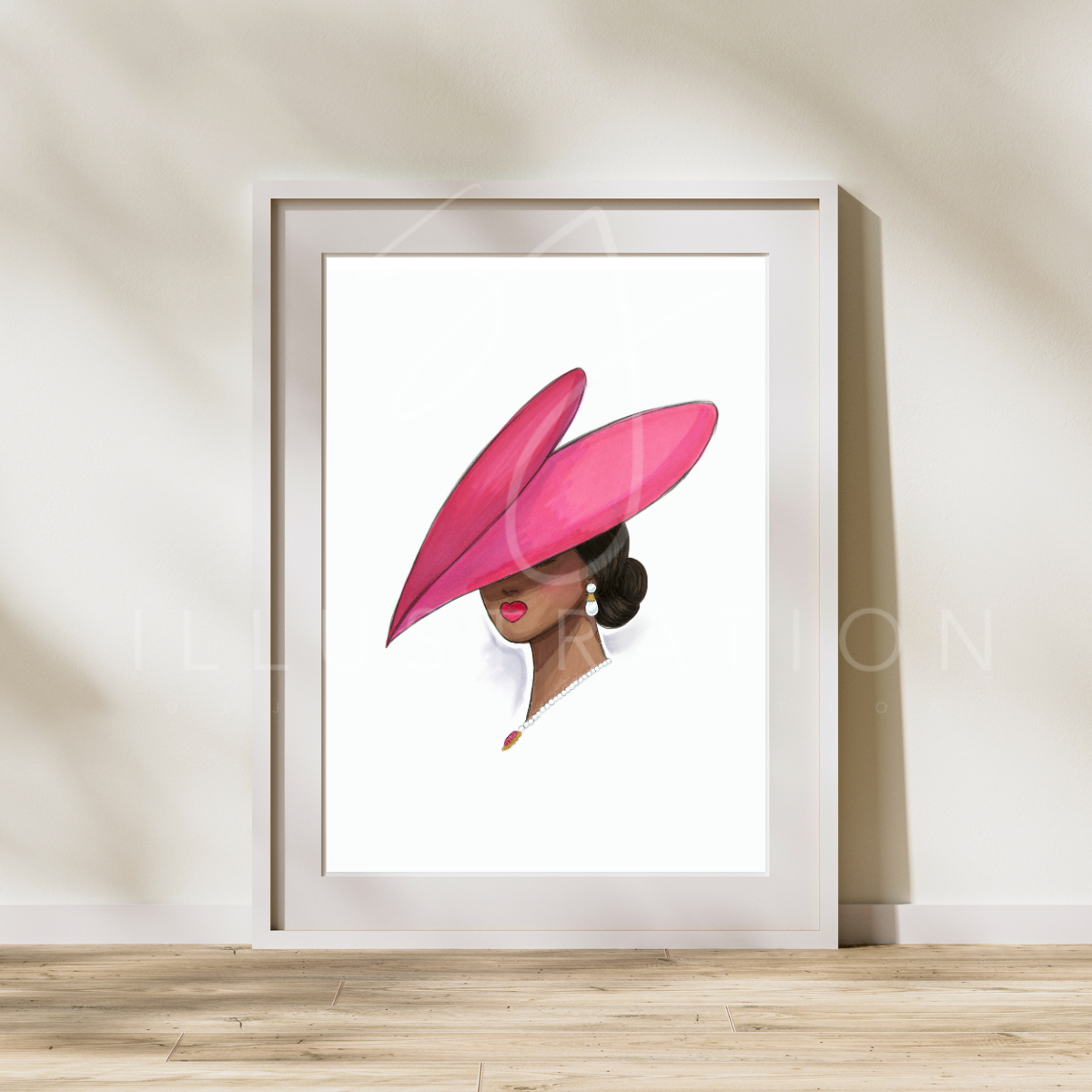 Mysterious Love  |  Fashion Illustration (EMBELLISHED PRINT)