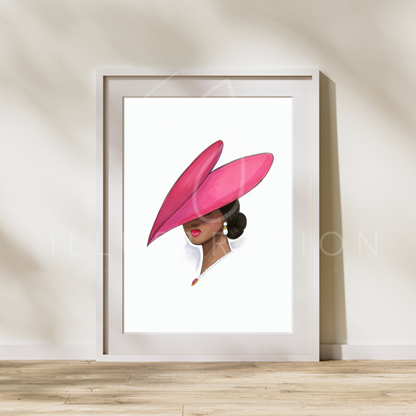 Mysterious Love  |  Fashion Illustration (EMBELLISHED PRINT)