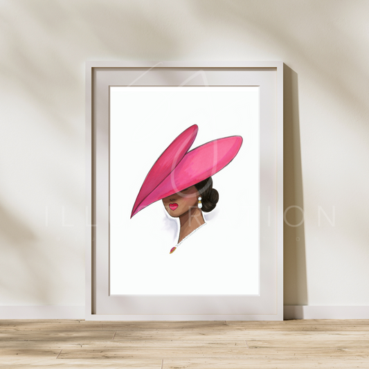 Mysterious Love  |  Fashion Illustration (EMBELLISHED PRINT)