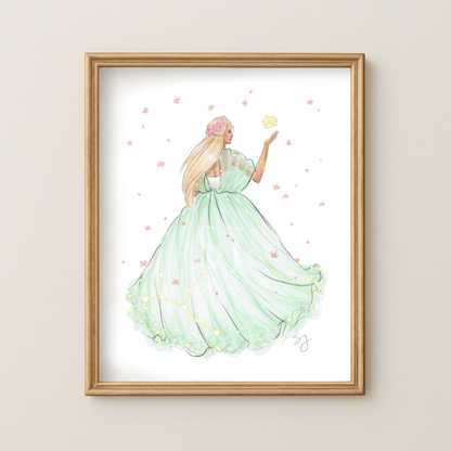 Virgo (series 1)  |  Zodiac Fashion Illustration (ART PRINT)