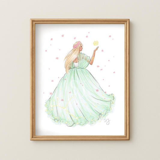 Virgo (series 1)  |  Zodiac Fashion Illustration (ART PRINT)