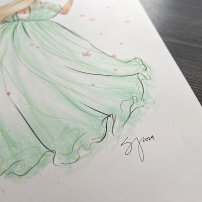 Virgo  |  Zodiac Fashion Illustration (ORIGINAL)